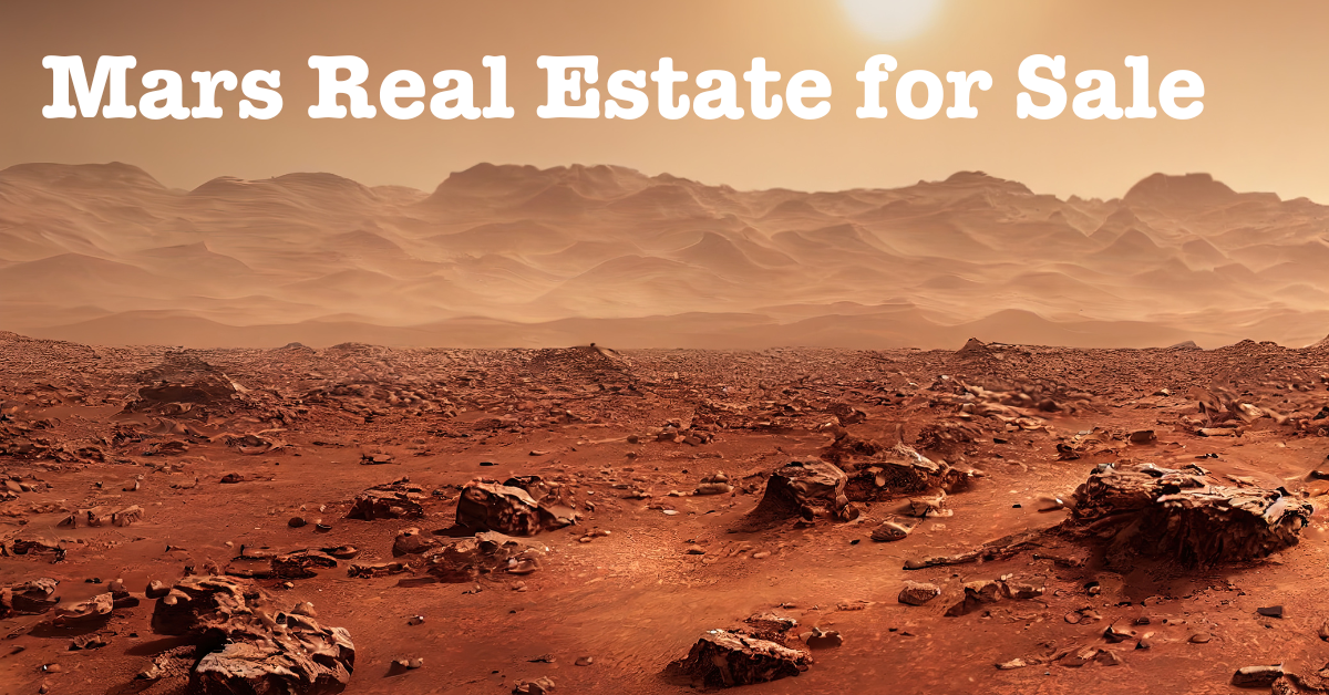 Mars Real Estate For Sale